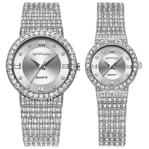 wristwatches crrju women men luxury round dial jewelry bracelet lover watches ladies quartz couple rhinestone gift wristwatch steel relogio, Slivery;brown
wristwatches crrju women men luxury round dial jewelry bracelet lover watches ladies quartz couple rhinestone gift wristwatch steel relogio, Slivery;brown