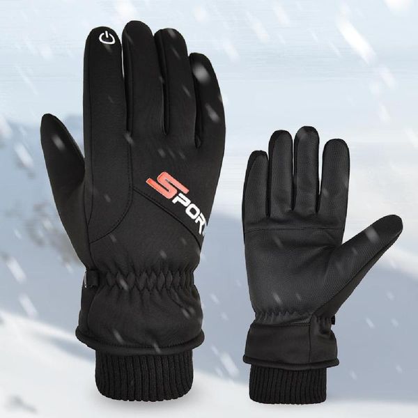 cycling gloves ski waterproof mtb bike heated outdoor windproof snowboard winter for skating, Black
cycling gloves ski waterproof mtb bike heated outdoor windproof snowboard winter for skating, Black