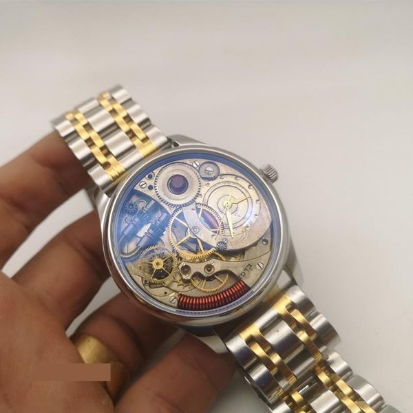 wristwatches 2021 steampunk men's watch stainless steel quartz men watches handmade original business sports male personality trend, Slivery;brown
wristwatches 2021 steampunk men's watch stainless steel quartz men watches handmade original business sports male personality trend, Slivery;brown