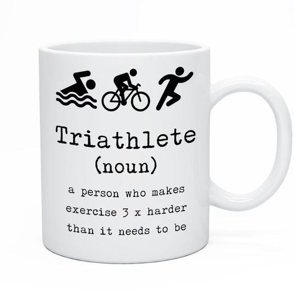 funny coffee tea triathlete triathlon novelty mug - perfect gift mugs
funny coffee tea triathlete triathlon novelty mug - perfect gift mugs
