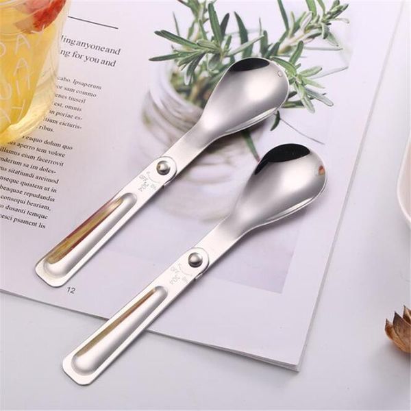 spoons 1pc portable folding stainless steel spoon outdoor camping hiking picnic tableware kitchen accessories
spoons 1pc portable folding stainless steel spoon outdoor camping hiking picnic tableware kitchen accessories