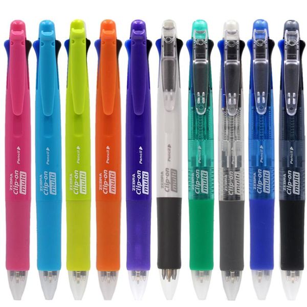 ballpoint pens japan zebra clip-on 0.7mm multi pen (4 color - black, blue, red, green) with 0.5 mm pencil b4sa1, Blue;orange
ballpoint pens japan zebra clip-on 0.7mm multi pen (4 color - black, blue, red, green) with 0.5 mm pencil b4sa1, Blue;orange