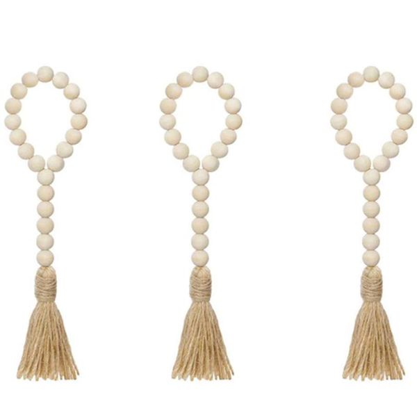 pcs wood bead garland rustic farmhouse beads decor prayer with tassel for home car hanging wall decorative objects & figurines
pcs wood bead garland rustic farmhouse beads decor prayer with tassel for home car hanging wall decorative objects & figurines