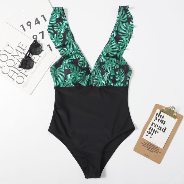 ruffle swimsuit beachwear women deep v swim suits bathers swimwear female swimming suit for 210520, White;black
ruffle swimsuit beachwear women deep v swim suits bathers swimwear female swimming suit for 210520, White;black