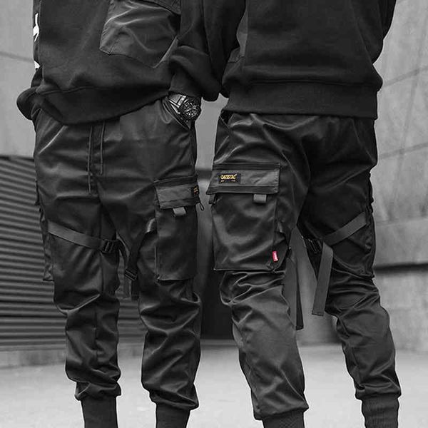 men's cool black hip hop cargo pants full length elastic waist jogger trousers sweatpants with pockets casual streetwears
men's cool black hip hop cargo pants full length elastic waist jogger trousers sweatpants with pockets casual streetwears