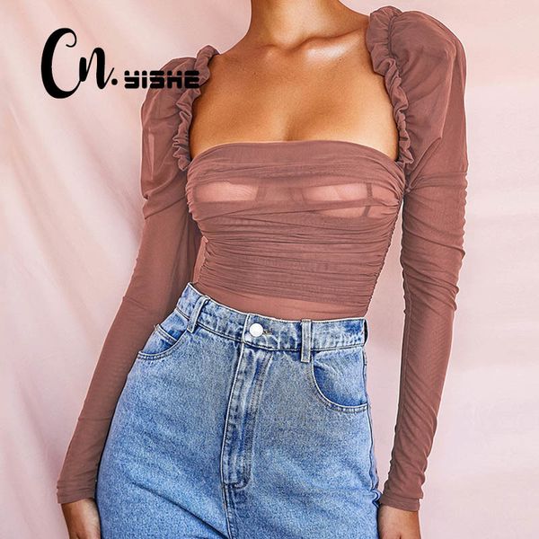 cnyishe mesh rompers woman jumpsuits bodysuits fashion solid khaki long sleeve sqare collor skinny sheath bodysuits 210419, Black;white
cnyishe mesh rompers woman jumpsuits bodysuits fashion solid khaki long sleeve sqare collor skinny sheath bodysuits 210419, Black;white