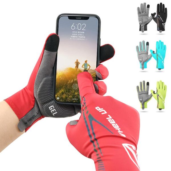 cycling gloves for bicycles outdoor sport touch screen design reflective strips anti-slip equipment, Black
cycling gloves for bicycles outdoor sport touch screen design reflective strips anti-slip equipment, Black