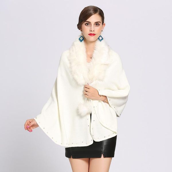 women's jackets 2022 womens clothing ponchos autumn spring jacket fur collar large size hand-wearing shawl cloak for women, Black;brown
women's jackets 2022 womens clothing ponchos autumn spring jacket fur collar large size hand-wearing shawl cloak for women, Black;brown