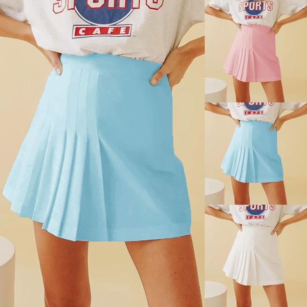 a-line waist pleated mini skirt hight pink satin women's fashion slim casual tennis skirts school vacation, Black
a-line waist pleated mini skirt hight pink satin women's fashion slim casual tennis skirts school vacation, Black