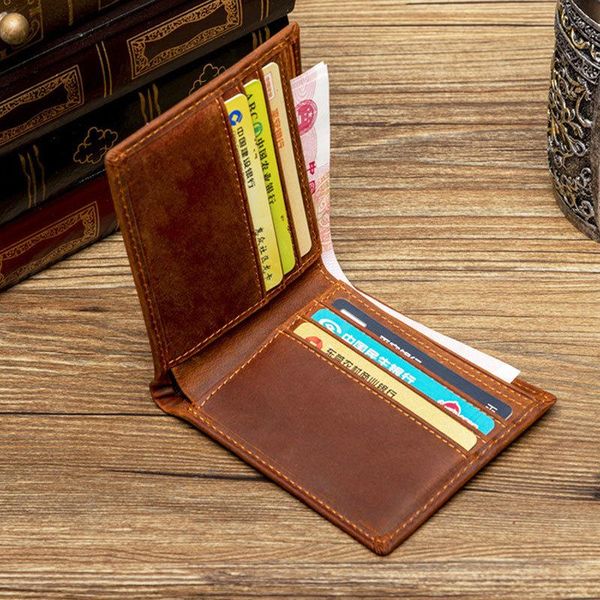 wallets grojitoo wallet short men's leather crazy horse men vintage with card bag, Red;black
wallets grojitoo wallet short men's leather crazy horse men vintage with card bag, Red;black
