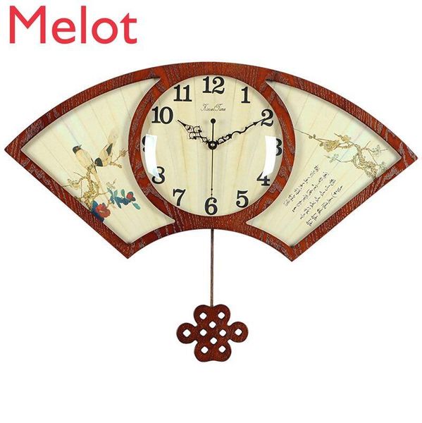 chinese style wooden clock fan-shaped wall mute living room dining quartz retro creative large clocks
chinese style wooden clock fan-shaped wall mute living room dining quartz retro creative large clocks