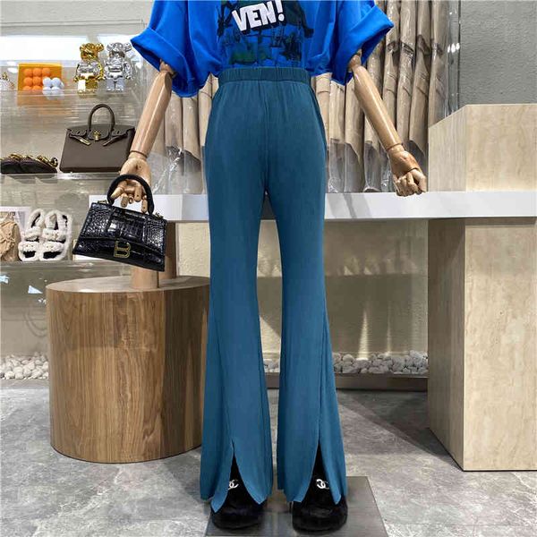 capri nicho design 2021 with cleft high waist show skinny long-legged pants, Black;white
capri nicho design 2021 with cleft high waist show skinny long-legged pants, Black;white