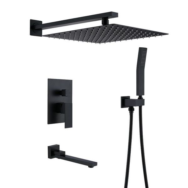 bathroom luxury rain mixer shower set wall-mounted raifall head system black spout faucet 10 12 inches showerhheads tap sets
bathroom luxury rain mixer shower set wall-mounted raifall head system black spout faucet 10 12 inches showerhheads tap sets