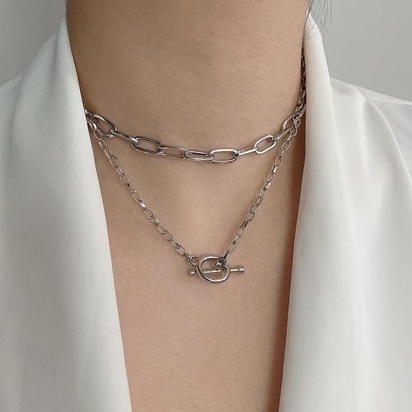 pendant necklaces kinfolk trendy thick chain necklace for women fashion mixed linked circle minimalist choker party jewelry, Silver
pendant necklaces kinfolk trendy thick chain necklace for women fashion mixed linked circle minimalist choker party jewelry, Silver