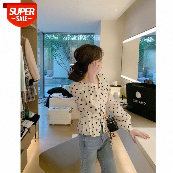 hedging v-neck straight long-sleeved sweet beans, gentle and over-designed polka dot blouse, commuter female trend #ya3i, White
hedging v-neck straight long-sleeved sweet beans, gentle and over-designed polka dot blouse, commuter female trend #ya3i, White