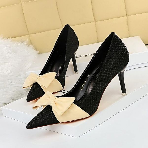 dress shoes sweet bigtree pumps fashion weave high heels women shallow bow-knot pointed toe stiletto 7.5cm heel ladies red black
dress shoes sweet bigtree pumps fashion weave high heels women shallow bow-knot pointed toe stiletto 7.5cm heel ladies red black