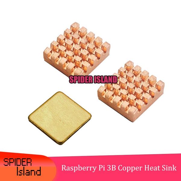 20 sets copper slice heat sinks cooling fin kit for raspberry pi 2 / 3b model b lappads
20 sets copper slice heat sinks cooling fin kit for raspberry pi 2 / 3b model b lappads