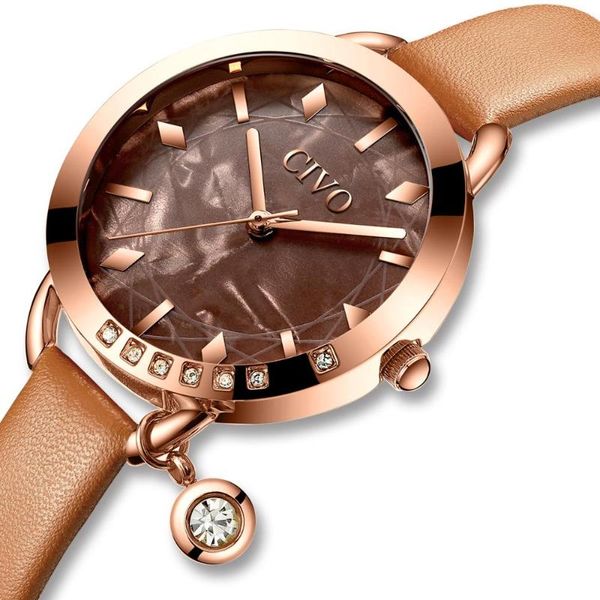 wristwatches wholesale civo casual waterproof wristwatch gift for girl leather watchband women watch fashion lady quartz watches relogio, Slivery;brown
wristwatches wholesale civo casual waterproof wristwatch gift for girl leather watchband women watch fashion lady quartz watches relogio, Slivery;brown