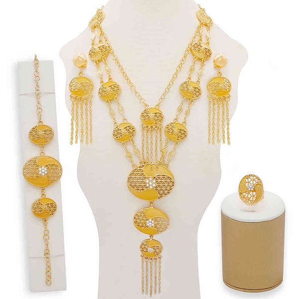 jewelry sets luxury necklace earrings set for women african in gold girls elegant bridal wedding party gifts, Black
jewelry sets luxury necklace earrings set for women african in gold girls elegant bridal wedding party gifts, Black