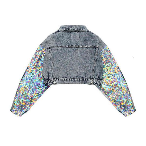 women's jackets chicever autumn denim jacket for women coat female patchwork sequins long sleeve short coats clothes fashion casual 9s3, Black;brown
women's jackets chicever autumn denim jacket for women coat female patchwork sequins long sleeve short coats clothes fashion casual 9s3, Black;brown