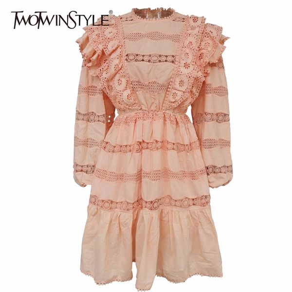 elegant hollow out women dress o neck lantern sleeve high waist slim mini dresses female fashion summer 210520, Black;gray
elegant hollow out women dress o neck lantern sleeve high waist slim mini dresses female fashion summer 210520, Black;gray
