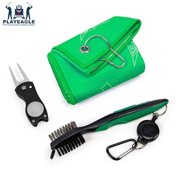 golf training aids playeagle 1set/3pcs club cleaning brush microfiber towel green divot tool accessories
golf training aids playeagle 1set/3pcs club cleaning brush microfiber towel green divot tool accessories