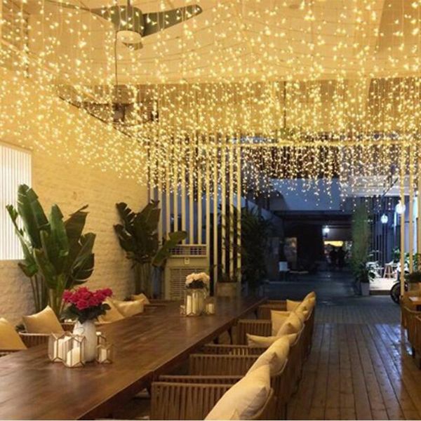 strings christmas garland led curtain icicle string light 4m 96leds fairy lights festive background wedding decoration
strings christmas garland led curtain icicle string light 4m 96leds fairy lights festive background wedding decoration