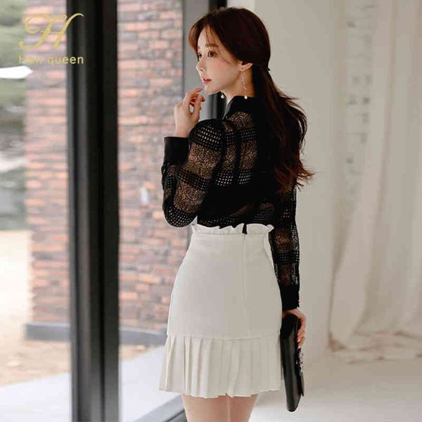 dresses spring women 2 pieces set black hollow out lace + ruffled pleated skirts office elegant simple lady skirt suit, Black;gray
dresses spring women 2 pieces set black hollow out lace + ruffled pleated skirts office elegant simple lady skirt suit, Black;gray