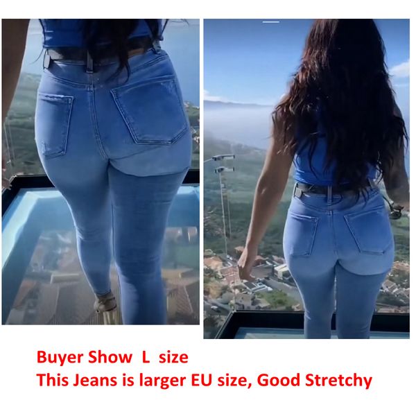 2011womens stretchy high waisted jeans big butt hips jean denim pants pull up elastic er good stretch elastic jean ouc292a, Blue
2011womens stretchy high waisted jeans big butt hips jean denim pants pull up elastic er good stretch elastic jean ouc292a, Blue