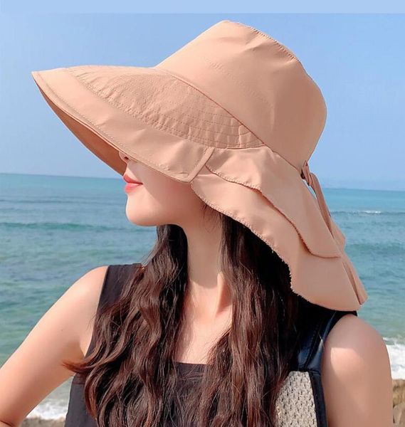 wide brim hats summer women's caps 13cm big and thin sun-proof fisherman hat shawl with bow decoration outdoor riding sun, Blue;gray
wide brim hats summer women's caps 13cm big and thin sun-proof fisherman hat shawl with bow decoration outdoor riding sun, Blue;gray
