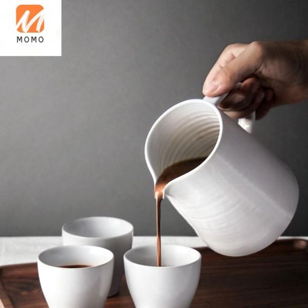 japanese-style ceramic coffee sharing pot handmade coarse pottery cup hand pouring kettle set simple tea household storage bottles & jars
japanese-style ceramic coffee sharing pot handmade coarse pottery cup hand pouring kettle set simple tea household storage bottles & jars
