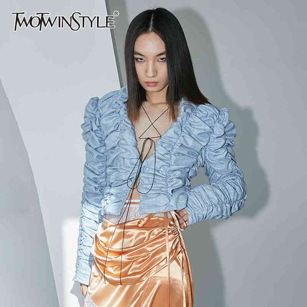 ruched drawstring coat for women v neck long sleeve slim fit streetwear spring fashion coats female 210524, White
ruched drawstring coat for women v neck long sleeve slim fit streetwear spring fashion coats female 210524, White
