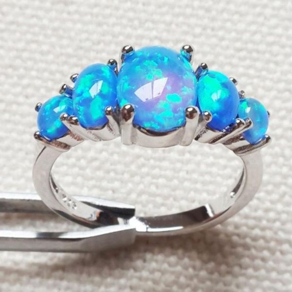 wedding rings fashion ladies ring artificial opal dove egg shape blue flower engagement, Slivery;golden
wedding rings fashion ladies ring artificial opal dove egg shape blue flower engagement, Slivery;golden