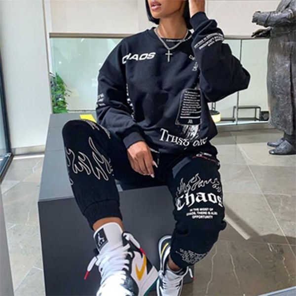 fashion high street tracksuits suits women o neck pullover + sweatpants suits autumn winter casual sports sweatshirt outfits 211109, Gray
fashion high street tracksuits suits women o neck pullover + sweatpants suits autumn winter casual sports sweatshirt outfits 211109, Gray