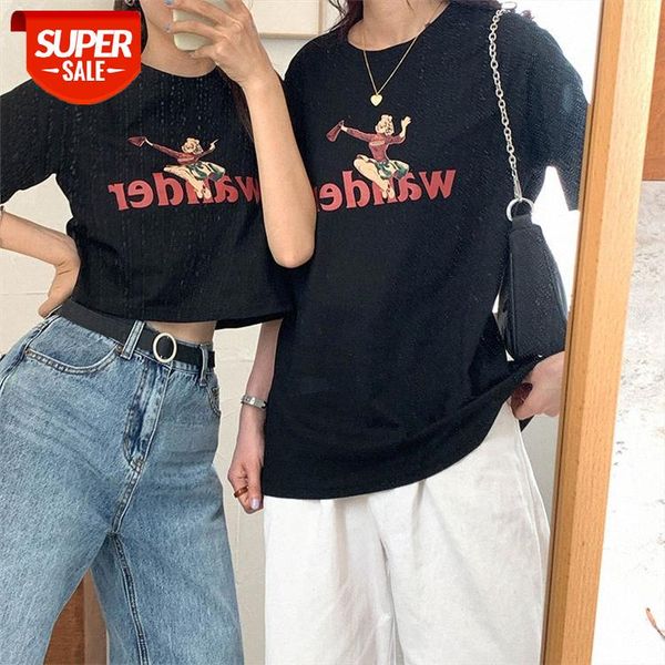 new american retro slim and playful short couple suit short-sleeved t-shirt female student #0n9d, White
new american retro slim and playful short couple suit short-sleeved t-shirt female student #0n9d, White