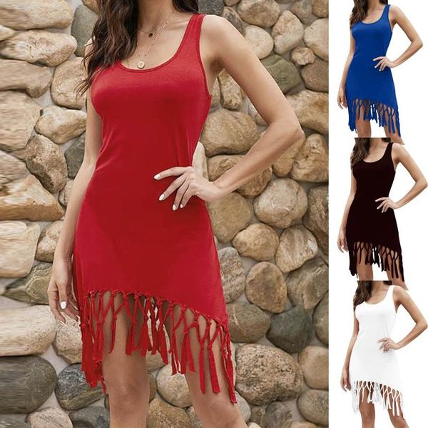 casual dresses women's knitted sleeveless female slim solid color v-neck brief elegant midi beach tank slip 2021, Black;gray
casual dresses women's knitted sleeveless female slim solid color v-neck brief elegant midi beach tank slip 2021, Black;gray