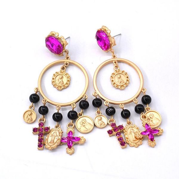 dangle & chandelier vintage baroque earring female 2021 gold long earrings for women circular coin cross drop jewelry pendientes oorbellen, Silver
dangle & chandelier vintage baroque earring female 2021 gold long earrings for women circular coin cross drop jewelry pendientes oorbellen, Silver