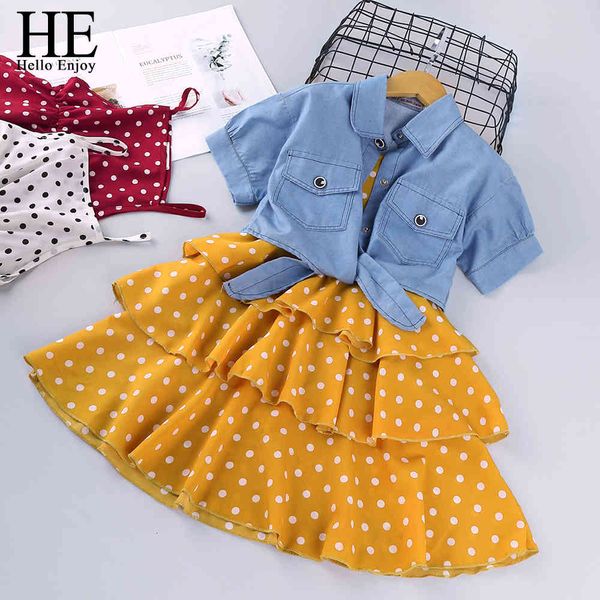 jumpsuits teenager kids baby girls denim jacket polka dot slip layered dress set outfits for girl elegant lady casual onxa, Blue
jumpsuits teenager kids baby girls denim jacket polka dot slip layered dress set outfits for girl elegant lady casual onxa, Blue
