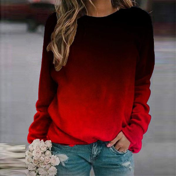women's hoodies & sweatshirts women gradient sweatshirt autumn winter o neck long sleeve vintage korean style loose pullover sudaderas, Black
women's hoodies & sweatshirts women gradient sweatshirt autumn winter o neck long sleeve vintage korean style loose pullover sudaderas, Black