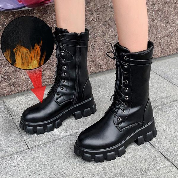 boots plus size 34-46 women mid-calf leather lace up rubber plush shoes oxfords ankle botas mujer1, Black
boots plus size 34-46 women mid-calf leather lace up rubber plush shoes oxfords ankle botas mujer1, Black