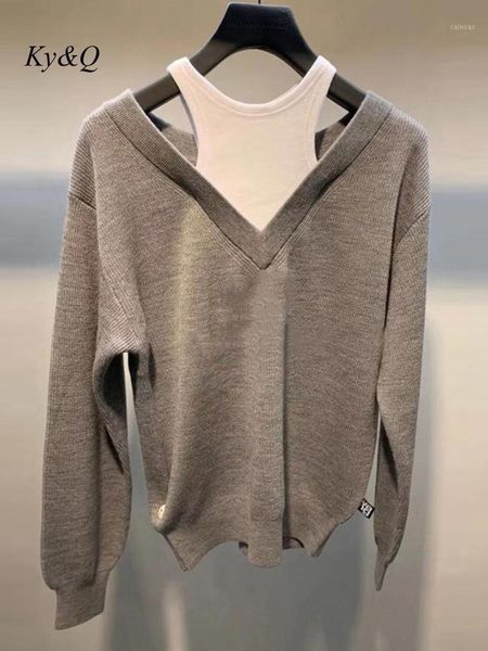 splicing long sleeve halter shoulder pullovers women blue winter clothes hollow out knitted sweaters casual soft fluffy jumpers women's, White;black
splicing long sleeve halter shoulder pullovers women blue winter clothes hollow out knitted sweaters casual soft fluffy jumpers women's, White;black