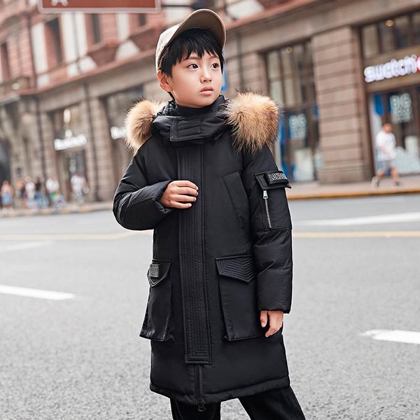 warm children down jackets long model thickening boy duck outerwear coat parkas kids jacket for -30 degree cold winter, Blue;gray
warm children down jackets long model thickening boy duck outerwear coat parkas kids jacket for -30 degree cold winter, Blue;gray
