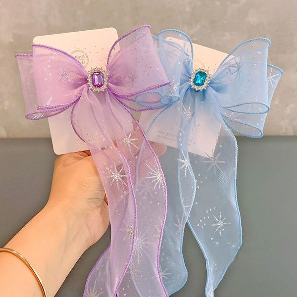 girls rhinestone streamer hair bows snowflake mesh bowknot clips long tassel head hairpin grip princess headwear accessories, Slivery;white
girls rhinestone streamer hair bows snowflake mesh bowknot clips long tassel head hairpin grip princess headwear accessories, Slivery;white