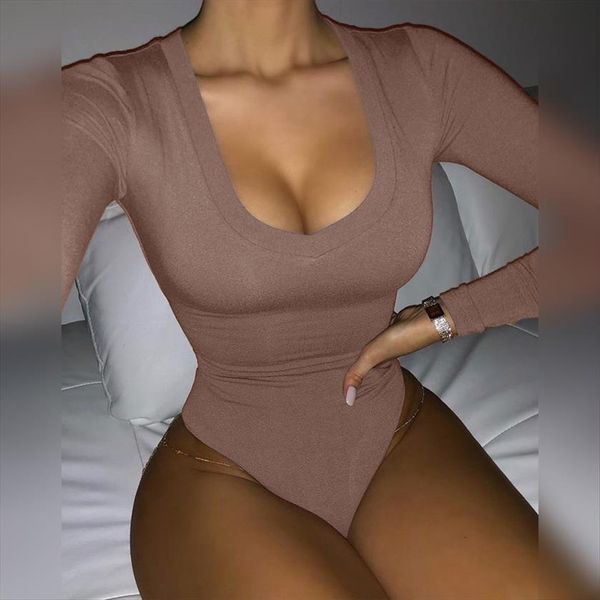 solid color bodysuit women rompers long sleeve u neck streetwear lounge wear romper female clothing, Black;white
solid color bodysuit women rompers long sleeve u neck streetwear lounge wear romper female clothing, Black;white