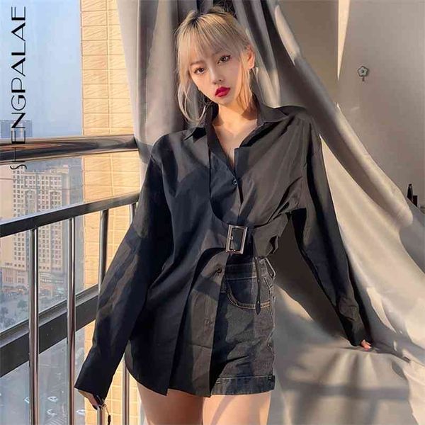 personality asymmetric bandage blouse women's spring lapel single breasted loose long sleeve split shirt 210427, White
personality asymmetric bandage blouse women's spring lapel single breasted loose long sleeve split shirt 210427, White