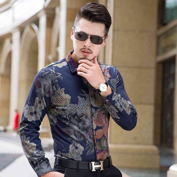 men's casual shirts moda outono novo plus size camisas florais roupas masculinas simples regular ajuste manga comprida blusa homme 7xl, White;black
men's casual shirts moda outono novo plus size camisas florais roupas masculinas simples regular ajuste manga comprida blusa homme 7xl, White;black