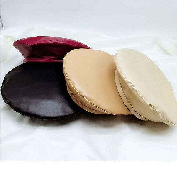 beanies 2021 fashion solid all-match beret cap pu leather french artist hat warm beanie spring autumn adjustable female ladies
beanies 2021 fashion solid all-match beret cap pu leather french artist hat warm beanie spring autumn adjustable female ladies