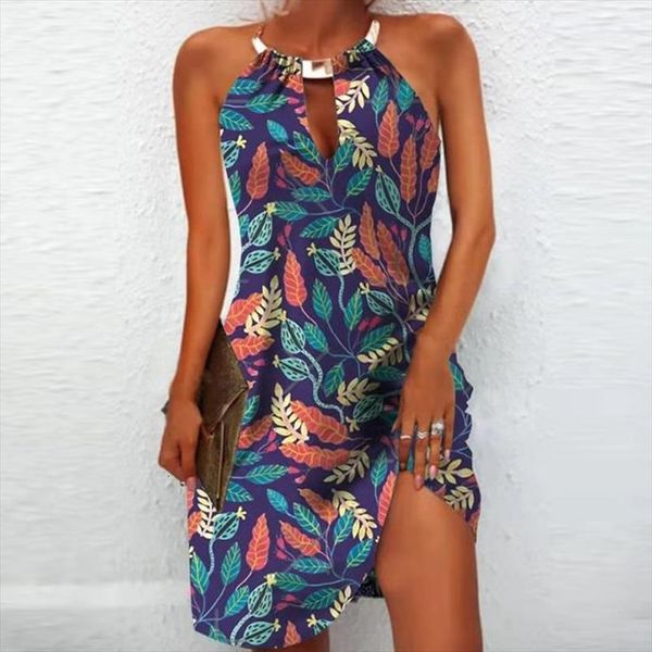 summer elegant floral print women dress party vintage iron chain halter hollow out ladies sleeveless beach, Black;gray
summer elegant floral print women dress party vintage iron chain halter hollow out ladies sleeveless beach, Black;gray