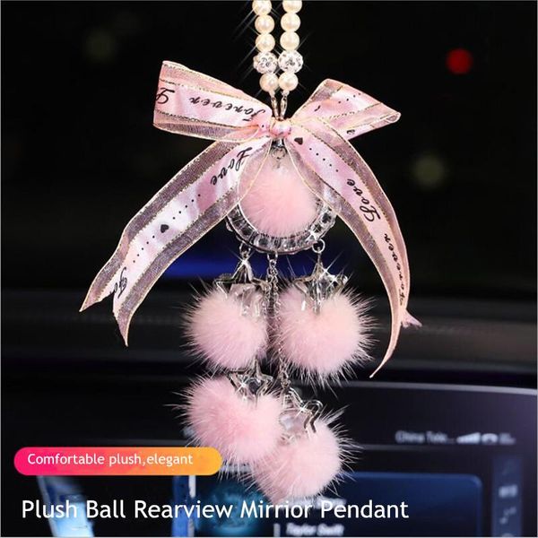 interior decorations car ornament rearview mirror pendant girl heart art cute plush pearl female accessories
interior decorations car ornament rearview mirror pendant girl heart art cute plush pearl female accessories