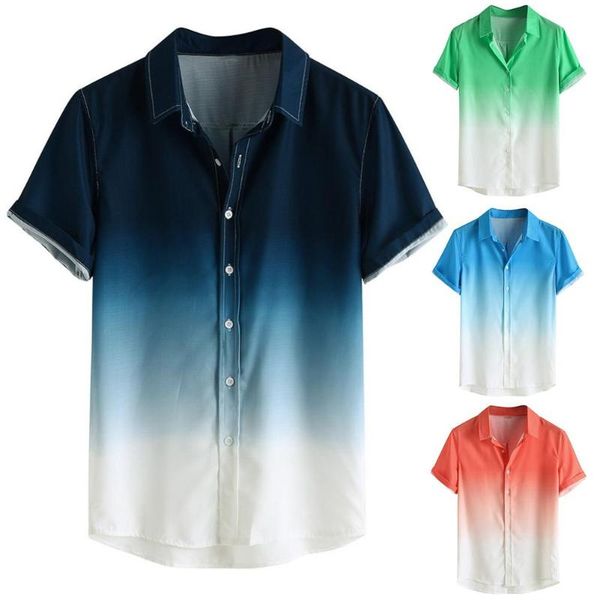 men's casual shirts fashion stylish men short sleeve turn down collar gradient color print button shirt loose -3xl, White;black
men's casual shirts fashion stylish men short sleeve turn down collar gradient color print button shirt loose -3xl, White;black